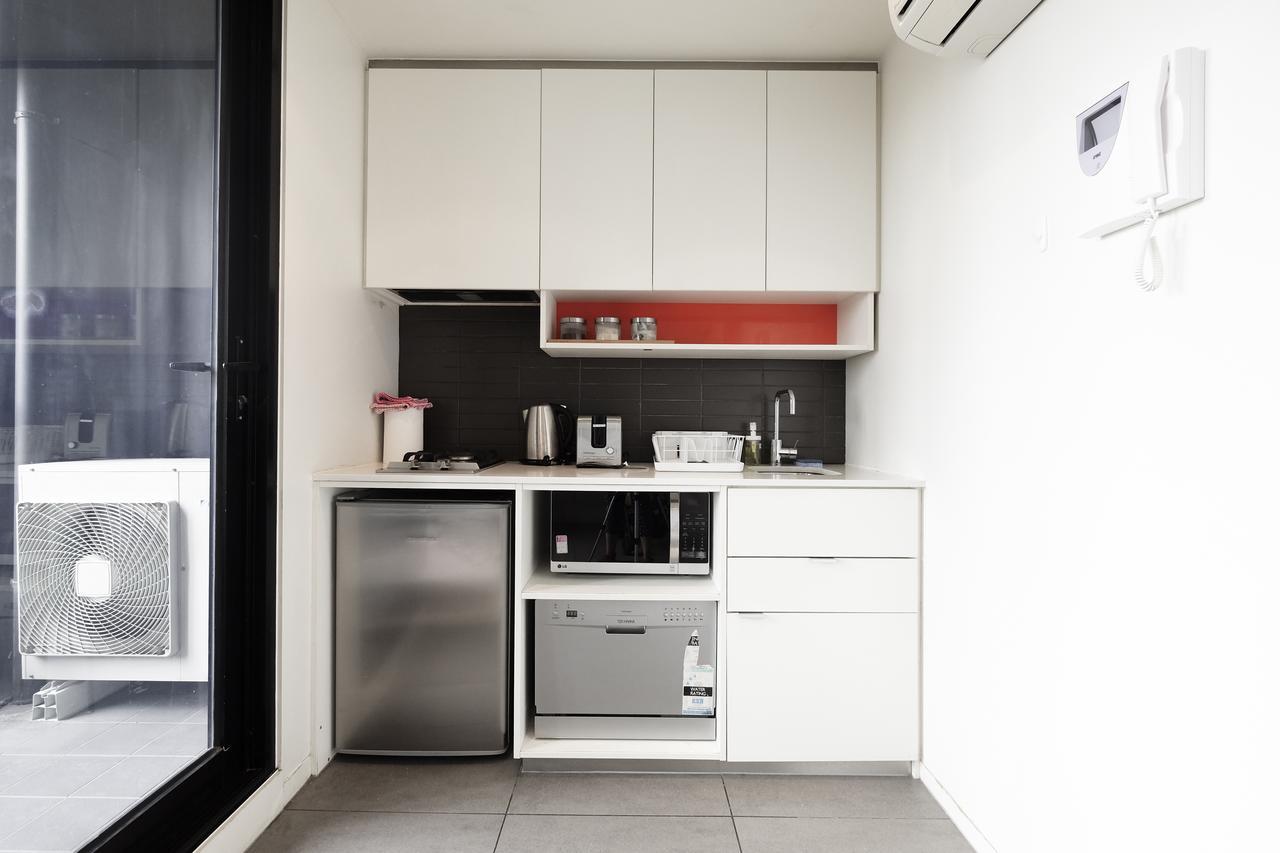 מלבורן Mono Apartments On Franklin Street מראה חיצוני תמונה