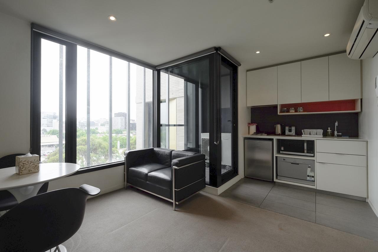 מלבורן Mono Apartments On Franklin Street מראה חיצוני תמונה